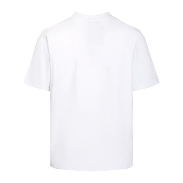 T-shirt Moncler White Logo Crewneck MCL028 - Image 2