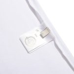 T-shirt Moncler White Logo Crewneck MCL028 - Image 9