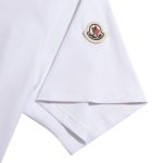 T-shirt Moncler White Logo Crewneck MCL028 - Image 8