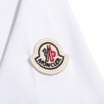 T-shirt Moncler White Logo Crewneck MCL028 - Image 5