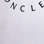 T-shirt Moncler White Logo Crewneck MCL028 - Image 4