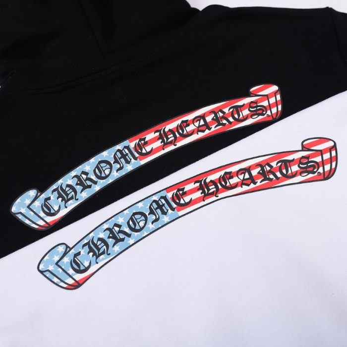 Hoodie Chrome Hearts Multicolor Logo Sleeves CH074 - Image 6