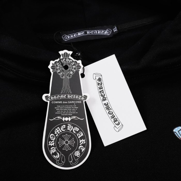 Hoodie Chrome Hearts Multicolor Logo Sleeves CH074 - Image 11