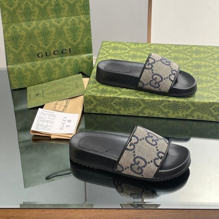 Slides Gucci GG Black GC139 - Image 6