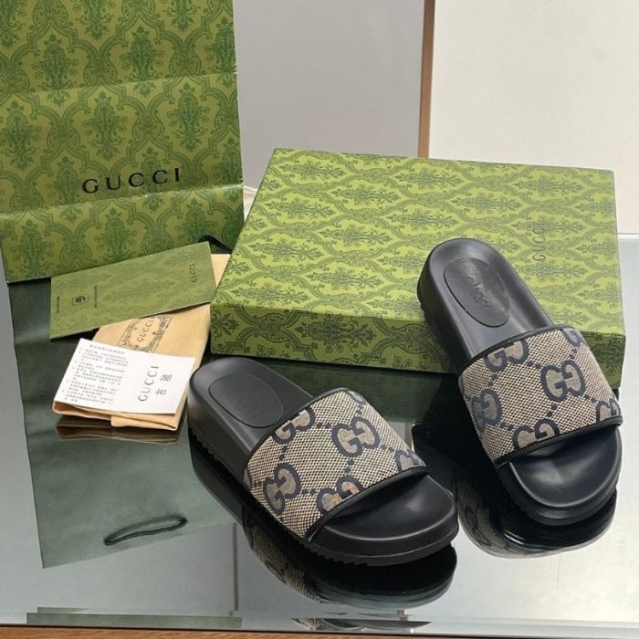 Slides Gucci GG Black GC139 - Image 3