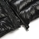 Jacket Puffer Moncler Black with Hood MCL009 - Image 7
