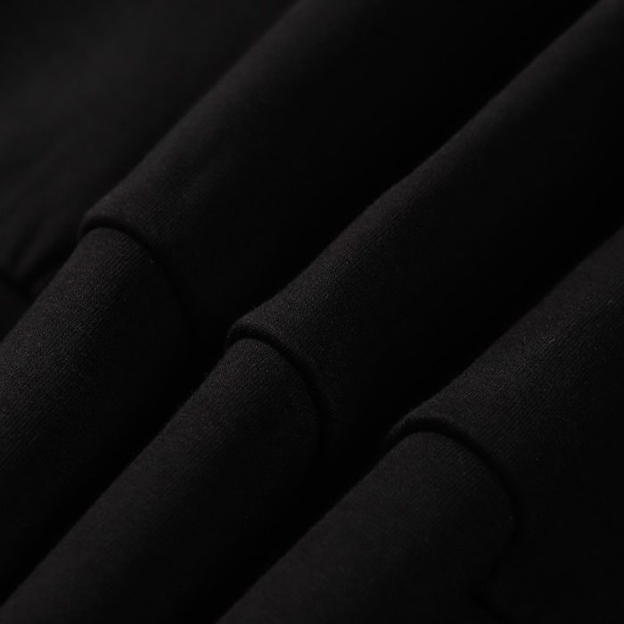 Sweatshirt Prada Black Logo Crewneck PD045 - Image 6