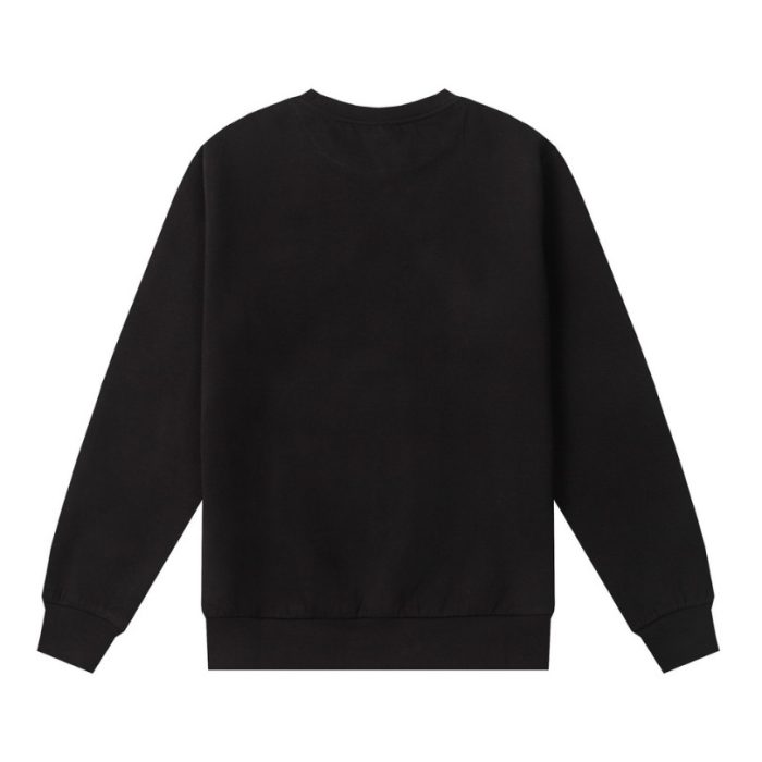 Sweatshirt Prada Black Logo Crewneck PD045 - Image 2