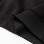 Sweatshirt Prada Black Logo Crewneck PD045 - Image 7