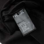 Sweatshirt Prada Black Logo Crewneck PD045 - Image 10