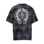 T-shirt Chrome Hearts Cross Pattern Black CH002 - Image 5