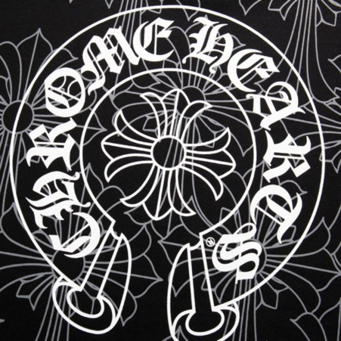T-shirt Chrome Hearts Cross Pattern Black CH002 - Image 6