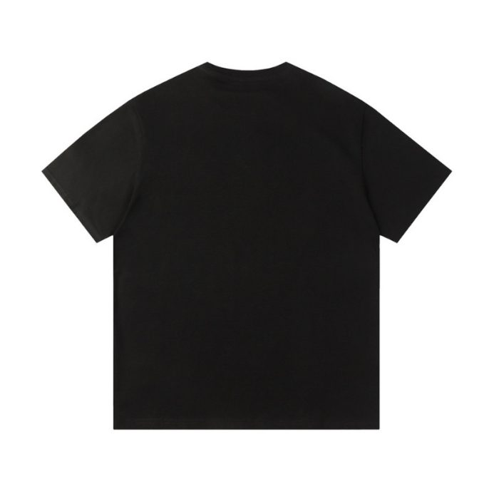 T-shirt Moncler Logo Black and Pink MCL004 - Image 2