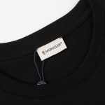 T-shirt Moncler Logo Black and Pink MCL004 - Image 9