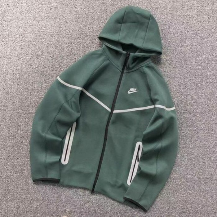 Set Nike Tech Fleece Green (Reflective) NK056 - Image 2