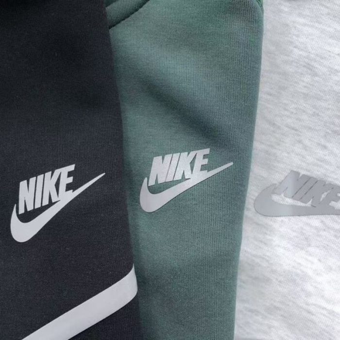 Set Nike Tech Fleece Green (Reflective) NK056 - Image 6