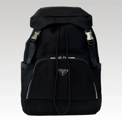 Backpack Prada Black Nylon with Drawstring Closure PD059 - Drip Slum