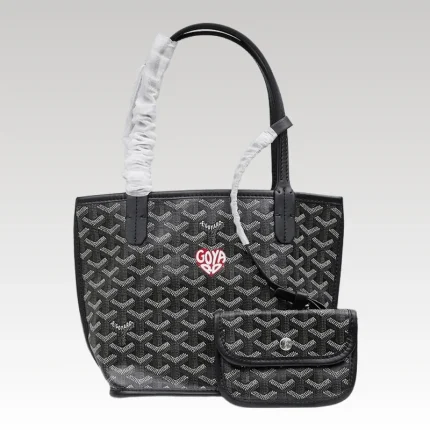 Goyard Anjou Mini Bag Customized Heart Black GYD026 - Drip Slum