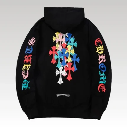 Hoodie Chrome Hearts Colorful Crosses Design CH076 - Drip Slum