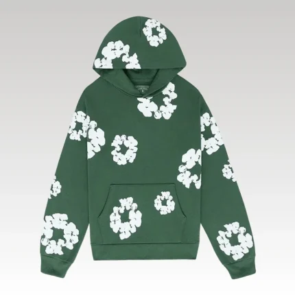Hoodie Denim Tears The Cotton Wreath Green - Drip Slum