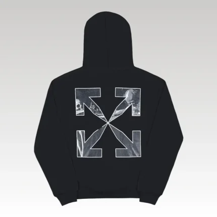Hoodie Off-White Arrows Skull Black OFF011 - Drip Slum