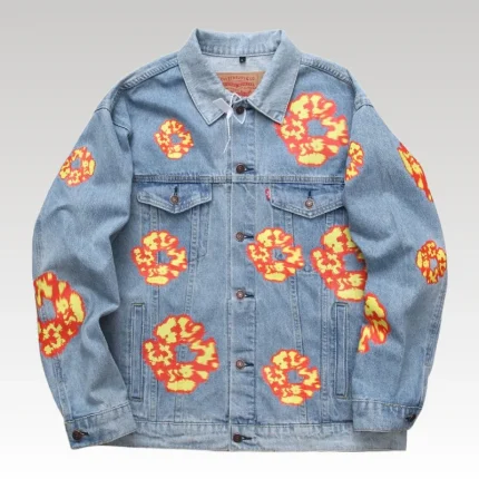 Jacket Denim Tears x Levi's Floral Print Blue - Drip Slum
