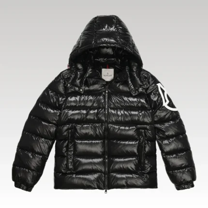 Jacket Puffer Moncler Black with Hood MCL009 - Drip Slum