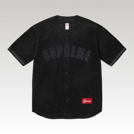 Jersey Supreme Button-Up Velour Logo SP042 - Drip Slum