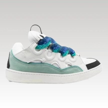 Lanvin Curb Sneaker White Blue LNV002 - Drip Slum