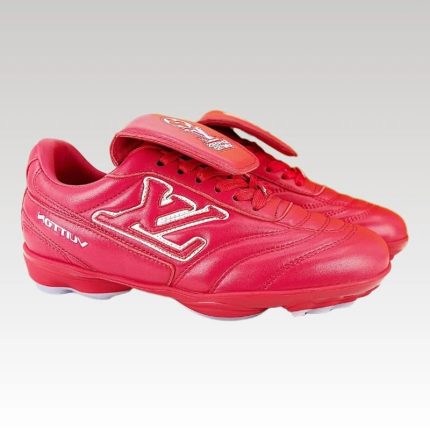 Louis Vuitton Footprint Soccer Shoes Red LV153 - Drip Slum