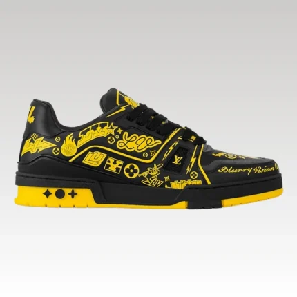 Louis Vuitton LV Trainer Sneaker Black/Yellow - Drip Slum