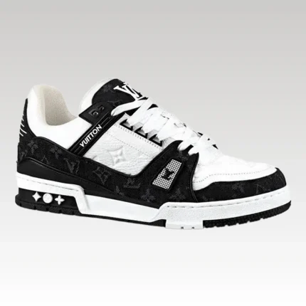 Louis Vuitton LV Trainer White Black - Drip Slum