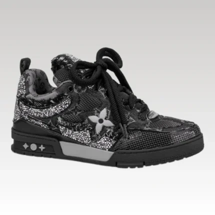 Louis Vuitton Skate Black Swarovski Monogram - Drip Slum