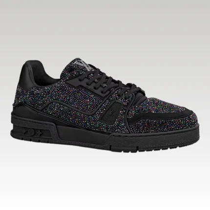 Louis Vuitton Trainer Black Multicolor Rhinestone - Drip Slum