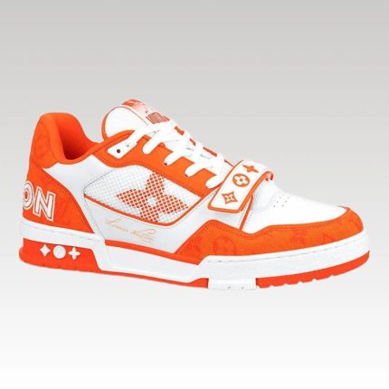 Louis Vuitton Trainer Monogram Denim Orange - Drip Slum