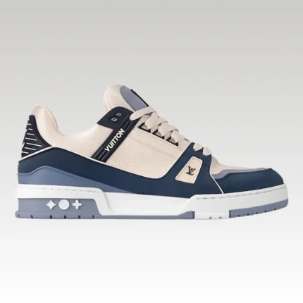 Louis Vuitton Trainer Navy Beige Mesh - Drip Slum