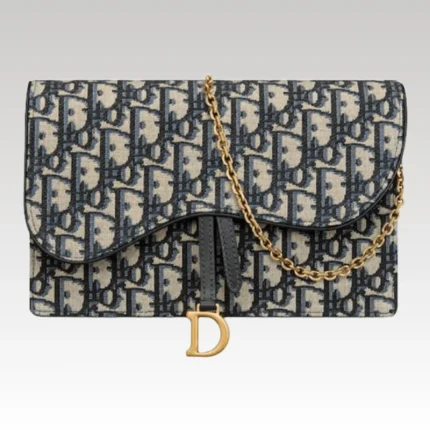 Pochette Dior Saddle Jacquard Oblique DOW003 - Drip Slum