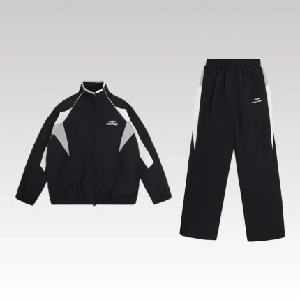 Set Balenciaga Logo Track Jacket and Pants BL013 - Drip Slum