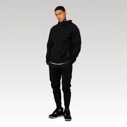 Set Nike Tech Fleece black 2023 (New Season) - Drip Slum
