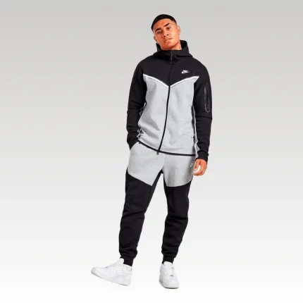 Set Nike Tech Fleece black e Gray - Drip Slum