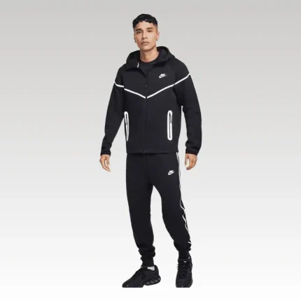 Set Nike Tech Fleece Black (Reflective) NK057 - Drip Slum