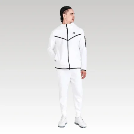 Set Nike Tech Fleece White - Drip Slum
