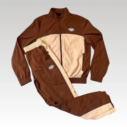 Set Syna Track Jacket and Pants Brown SN001 - Drip Slum