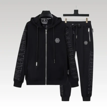 Set Tracksuit Philipp Plein Black PP025 - Drip Slum