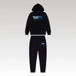 Set Trapstar Chenille Black/Blue - Drip Slum