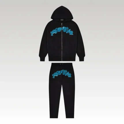 Set Trapstar Wildcard Chenille BlueBlack - Drip Slum