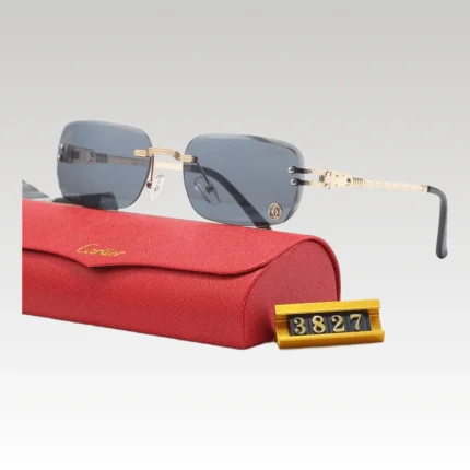 Sunglasses Cartier Gold Rimless Gradient CTR002 - Drip Slum