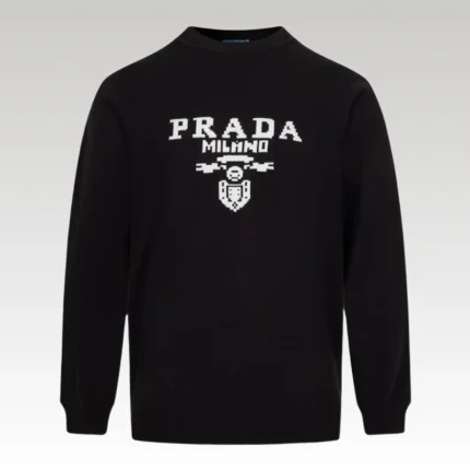 Sweater Prada Milano Black Men's PD044 - Drip Slum