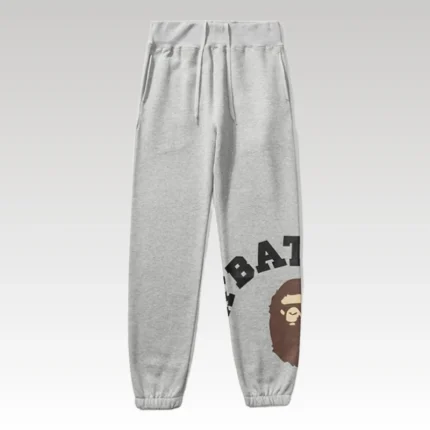Sweatpants BAPE Ape Head Grey BP41 - Drip Slum
