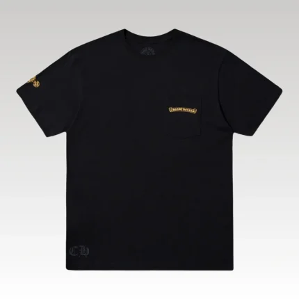 T-shirt Chrome Hearts Black Yellow Logo CH010 - Drip Slum